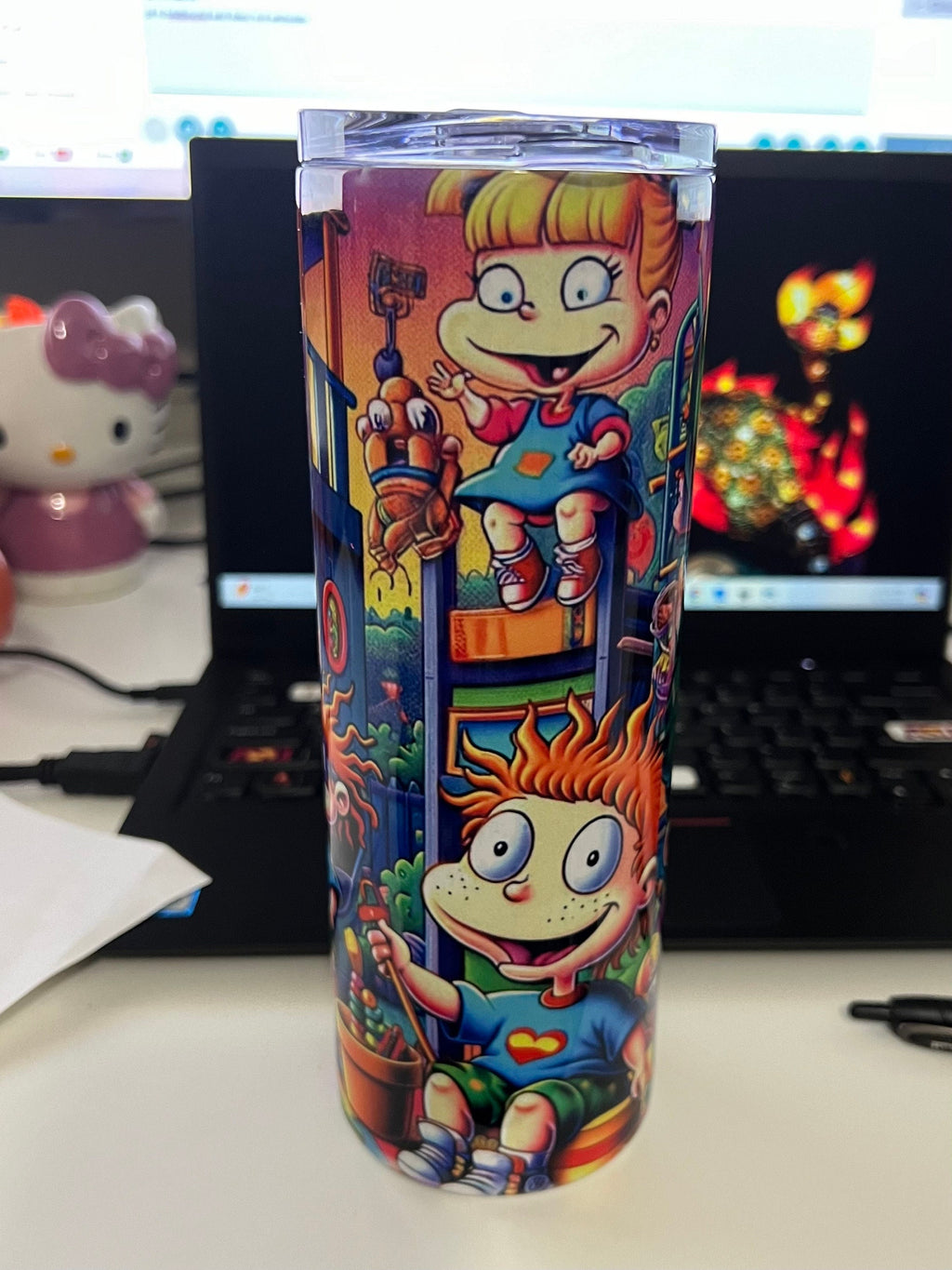 90s Babies 20 ounce Tumbler w/metal straw
