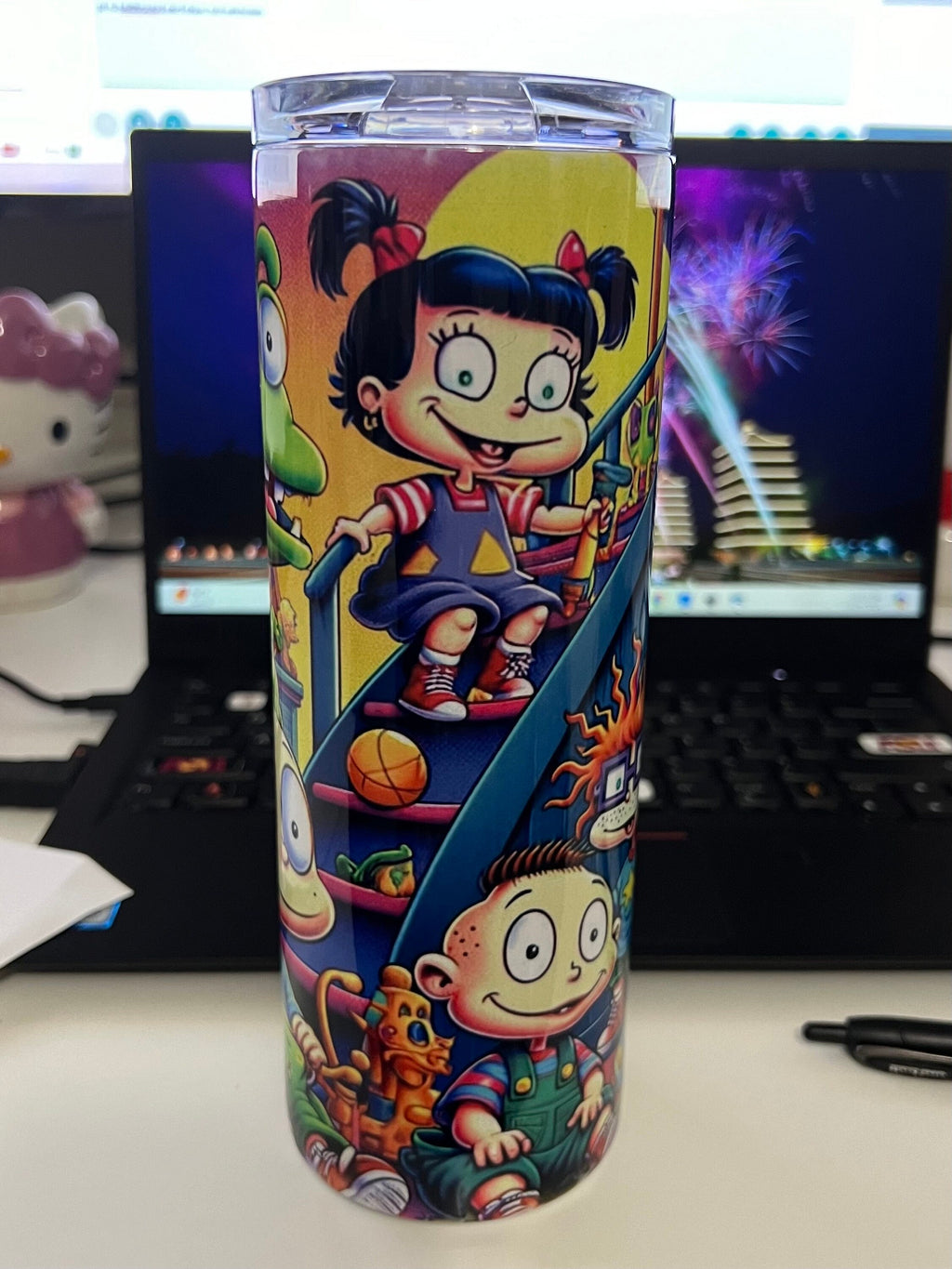90s Babies 20 ounce Tumbler w/metal straw