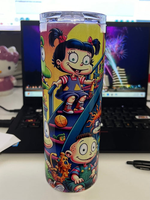 90s Babies 20 ounce Tumbler w/metal straw