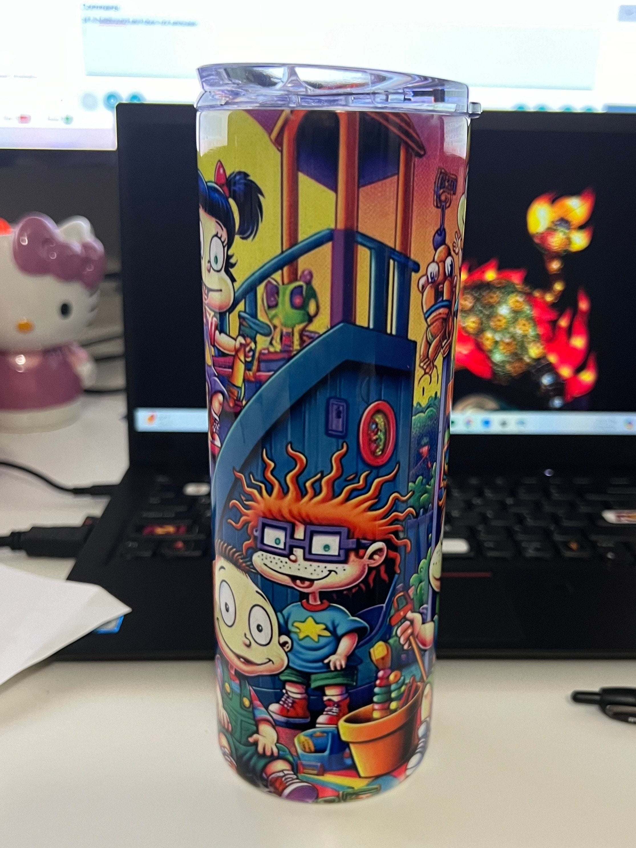 90s Babies 20 ounce Tumbler w/metal straw