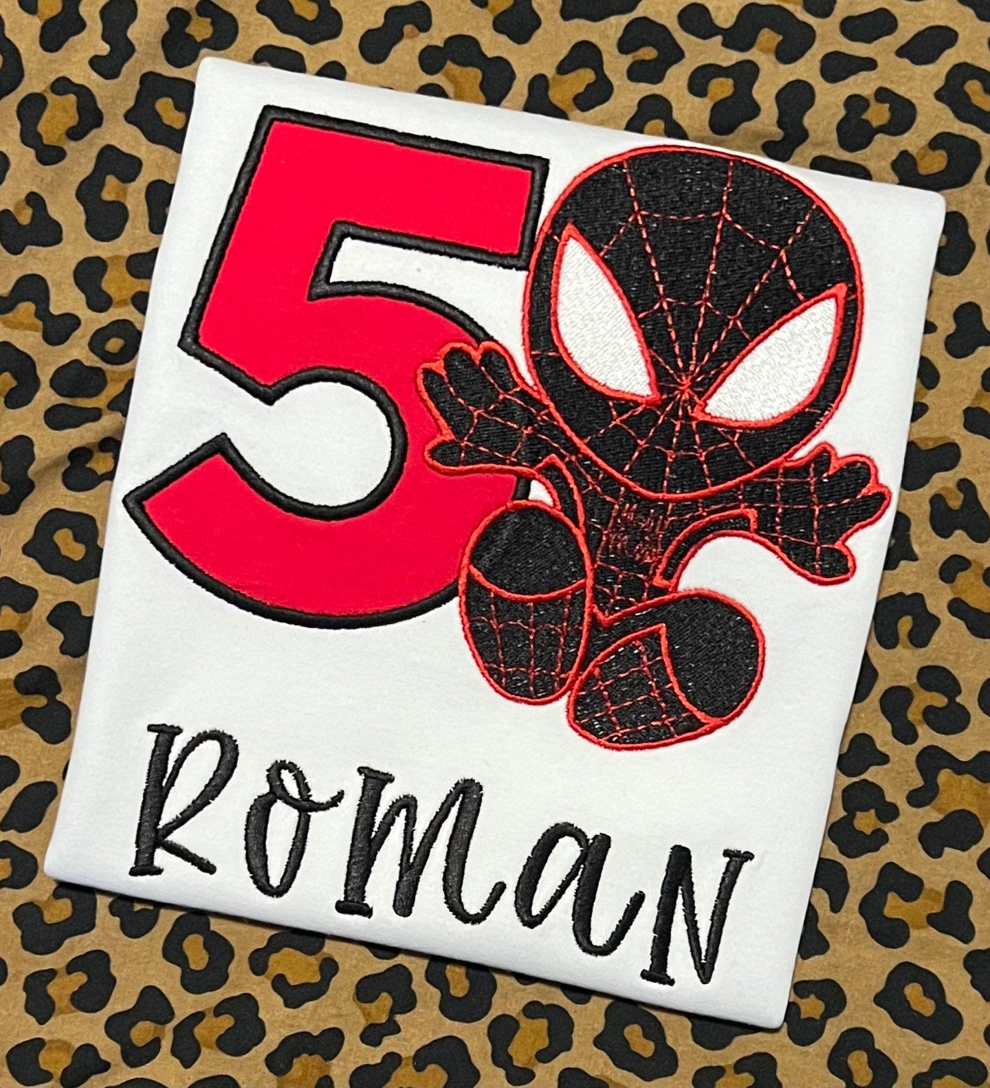 BLACK & RED Spiderman shirt, Spiderman birthday shirt, Birthday Party shirt, Spiderman Custom Shirt, Superhero shirt, Birthday Shirt