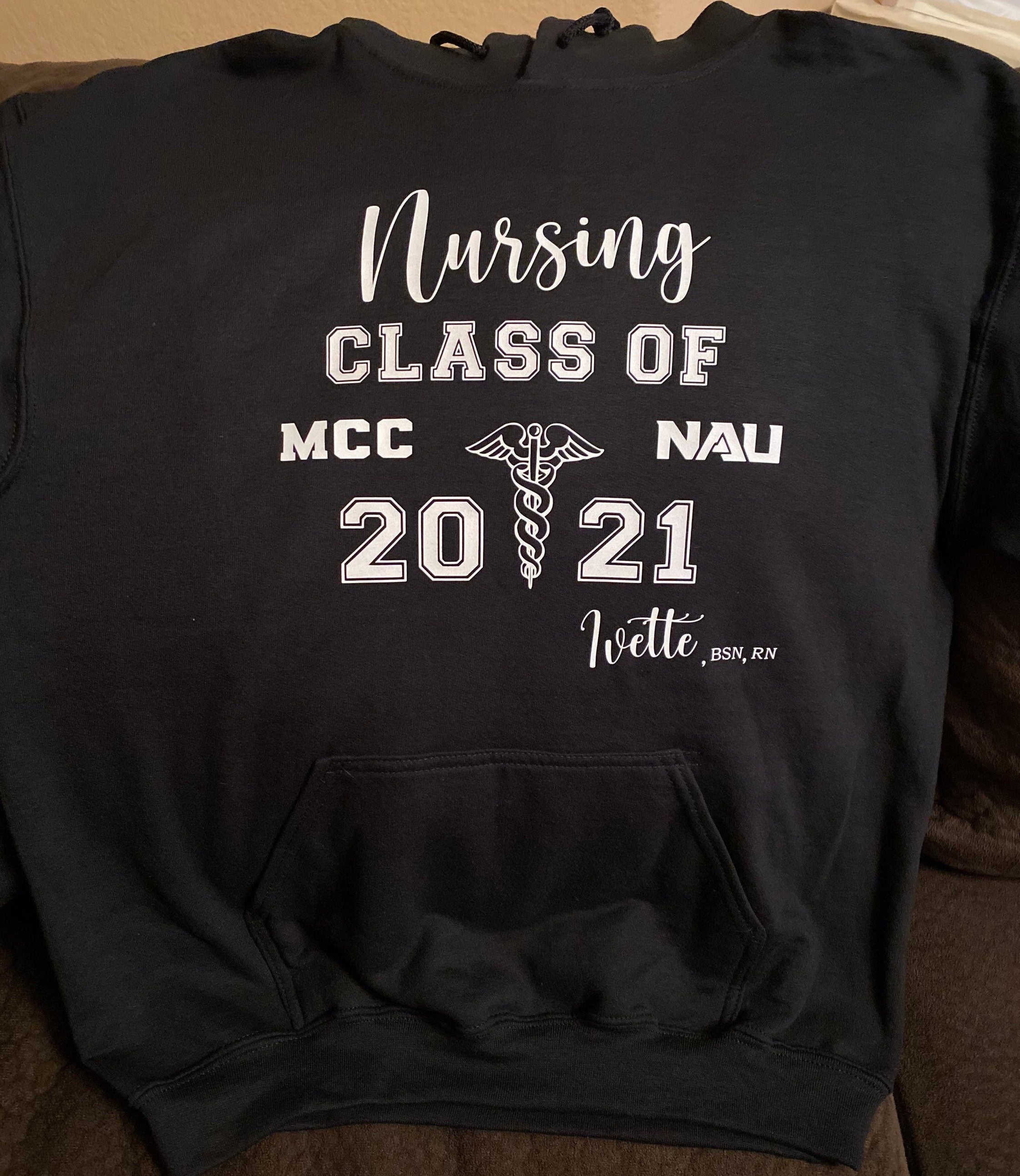 Nursing School Hoodie Sweatshirt/Nursing Student Sweatshirt/Nursing School/Nursing Graduation Sweatshirt/Essential Employee Sweatshirt