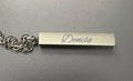Engraved Name Necklace/Name Tags/Name Plate/Name Engraved Necklace/Name Necklace/Personalized Necklace/Custom Necklace