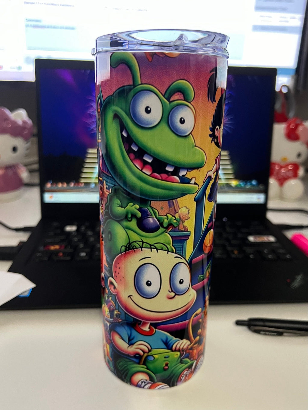 90s Babies 20 ounce Tumbler w/metal straw