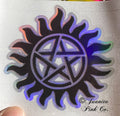 Supernatural Decal, Supernatural Sticker, Anti-Possession Decal, Anti-Possession Sticker, Demon Warding Decal, Demon Sticker Decal, Sam Dean