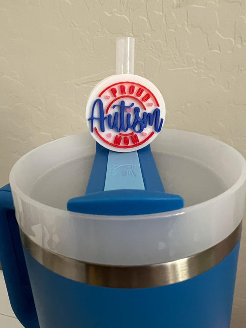 Autism Straw Topper