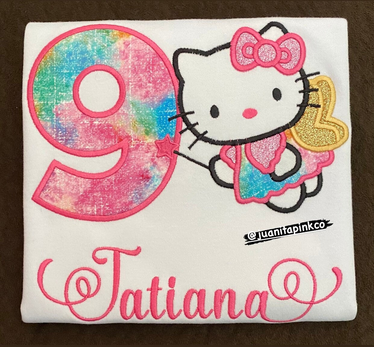 Hello Kitty Fairy birthday shirt, Fairy birthday shirt, Birthday Party shirt, Girl’s Custom Shirt, Superhero shirt, Birthday Shirt
