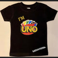 UNO 1st Birthday Shirt, Funny Kids Tee