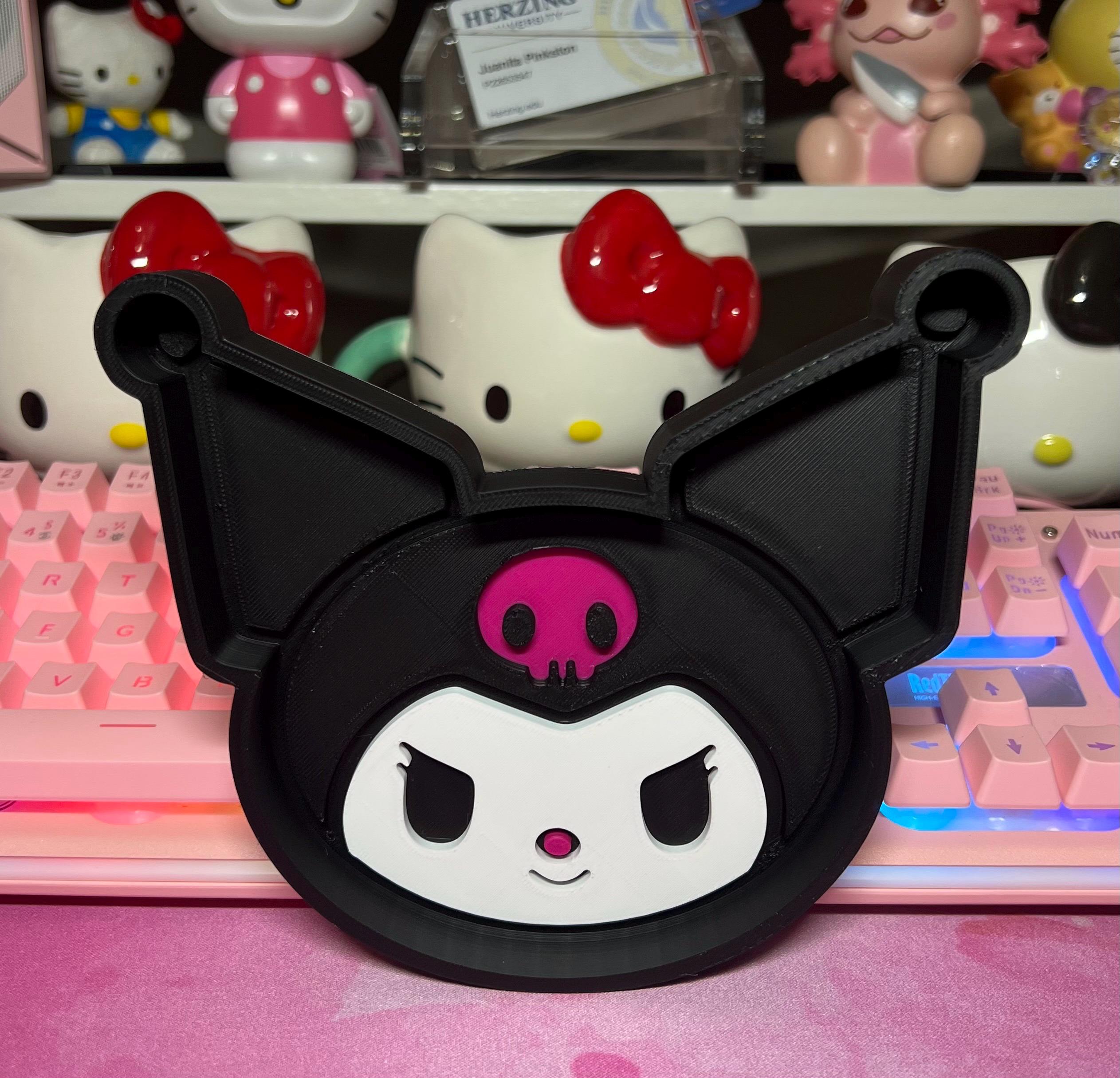 HK Mischievous Rabbit Trinket / Catchall Tray / Notepad Holder