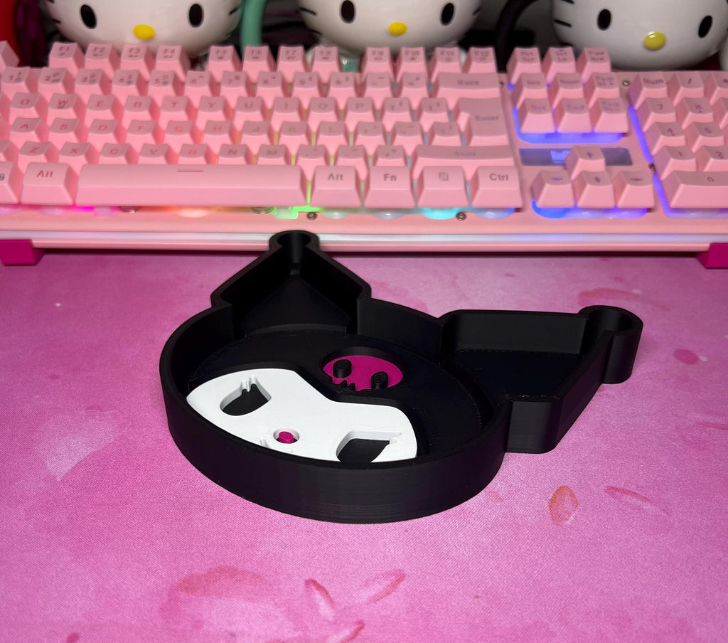 HK Mischievous Rabbit Trinket / Catchall Tray / Notepad Holder
